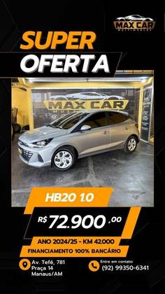 HYUNDAI HB20 1.0 12V FLEX COMFORT PLUS MANUAL